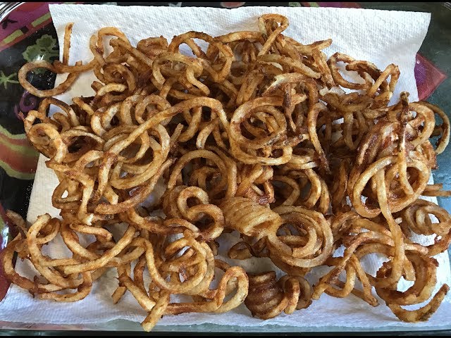 Schuffert Family Kitchen - Curly Fries Using the Kitchen Aid