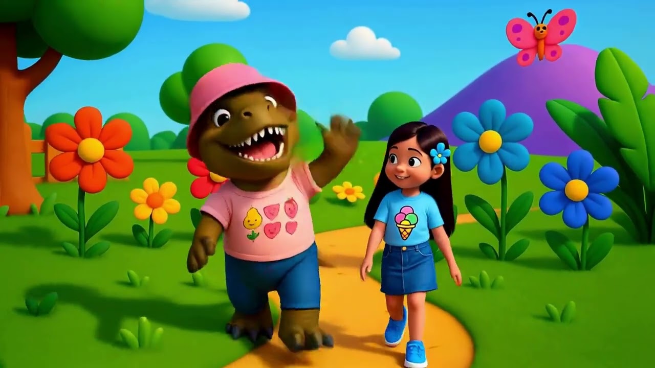 🦖 🎶  Let's Sing and Learn Colors I Roar Dino Friends 🦕