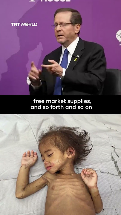 Israel’s President Herzog denies famine in Gaza, blames UN and Hamas