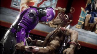 Mortal Kombat 11-Robocop Murphy Vs. Four-Handed Queen Siwa