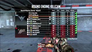 Carriers Control Room Trickshot Wallbang KillCam w/Reactions! (INSANE) Black Ops 2