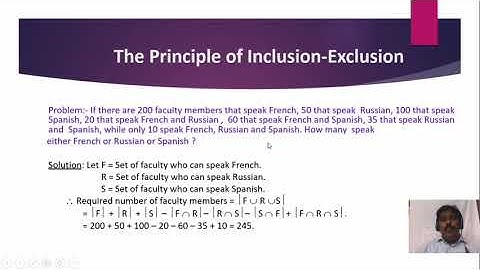 SHABBIR-MFCS-UNIT-3-VIDEO-5- principle  of inclusion and exclusion