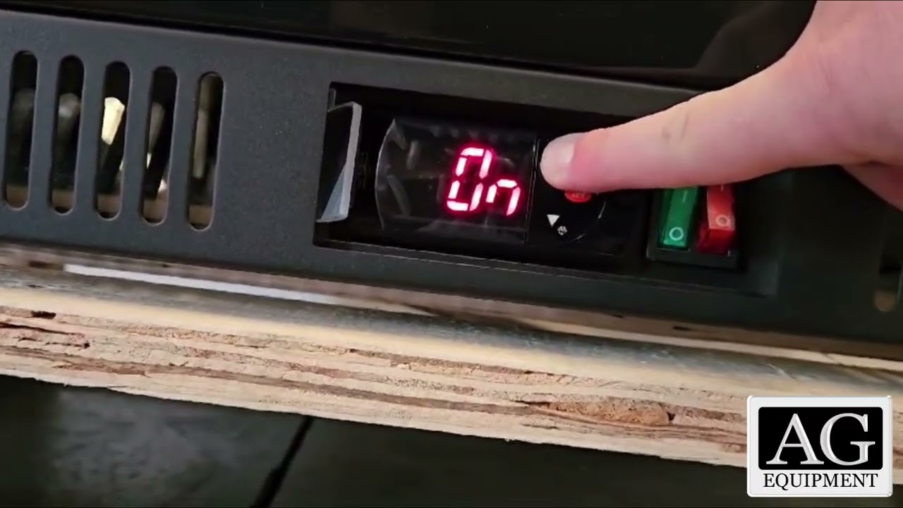 How to turn the BEER fridge back to ON from the display showing OF status.