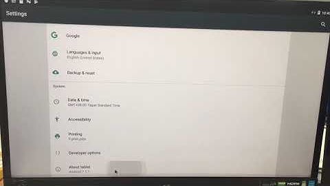 Banana Pi W2 runs android 7.1.1