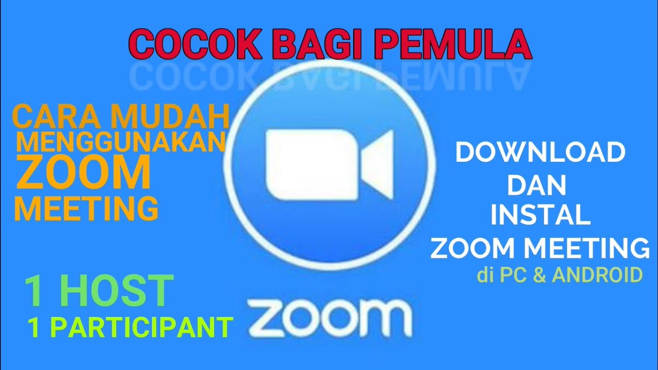 tutorial zoom meeting | cara mudah menggunakan aplikasi zoom cloud ...