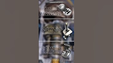 QUAL A DIFERENÇA DO CÂMBIO MANUAL X AUTOMATIZADO X AUTOMÁTICO? 🤔💥 #carros #curiosidades #ensinando