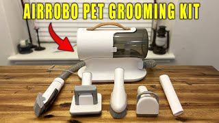 Test & Review of AIRROBO Pet Grooming Kit!