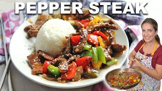 Pepper Steak - 15 Minute Recipe | Better Than Takeout!