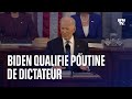 Pour Joe Biden, le "dictateur" Poutine est "plus isolé que jamais"