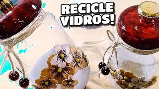 Transform recyclable glass jars into beautiful decorative polymer clay pots!