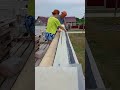 Mauerlat installation #diy #construction #woodworking #building