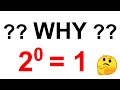 Why 2 to the power 0 is 1  by gaurav chaudhary  mr gaurav