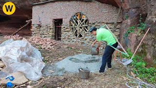 A man discovered a cave in the mountain and turned it into a beautiful stone house by Mr. WU  2,525 views 1 month ago 2 hours