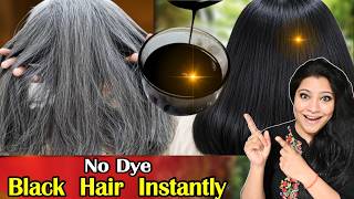 Forget Hair Dye Just 2 Natural Steps For Instant Black Hair Garima Singh