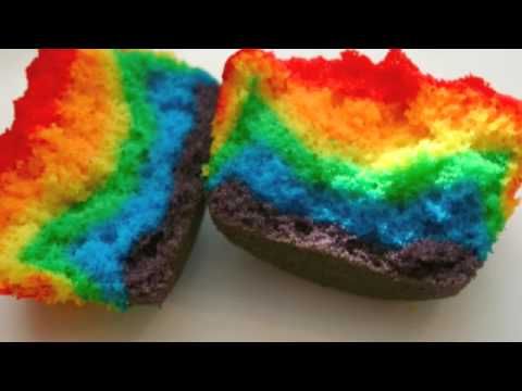 Rainbow Silicone Cupcake Liners by Kitchidy - How to use silicone