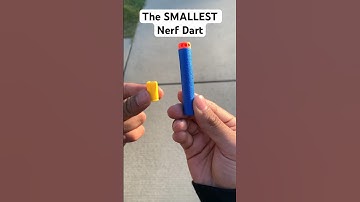 The SMALLEST Nerf Dart…