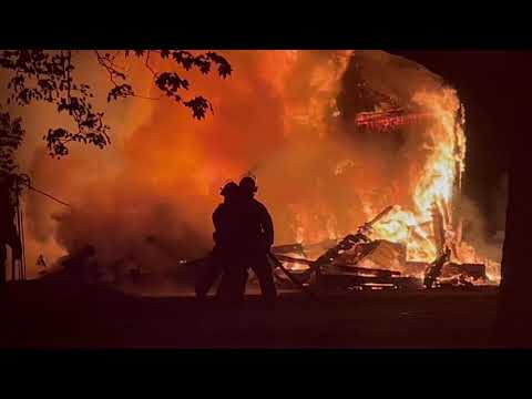 Garage Fire Cold Springs May 15, 2022