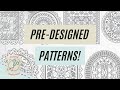 Using Pre-designed Pattern Panels