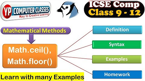 How to Use ceil function and floor function in java | Math.ceil and Math.floor in java examples.