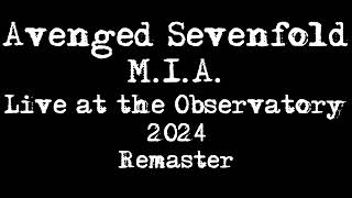 Avenged Sevenfold - M.I.A. Live at the Observatory in Santa Ana, Ca 2024