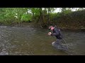 Fly fishing central pa for wild brown trout  floating the sighter