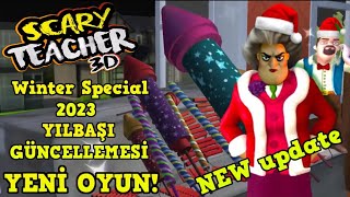 Scary Teacher 3D YENİ GÜNCELLEME ÇIKTI! Kızgın Öğretmen Bölüm 51 | Winter Special 2023 Let it Snow!