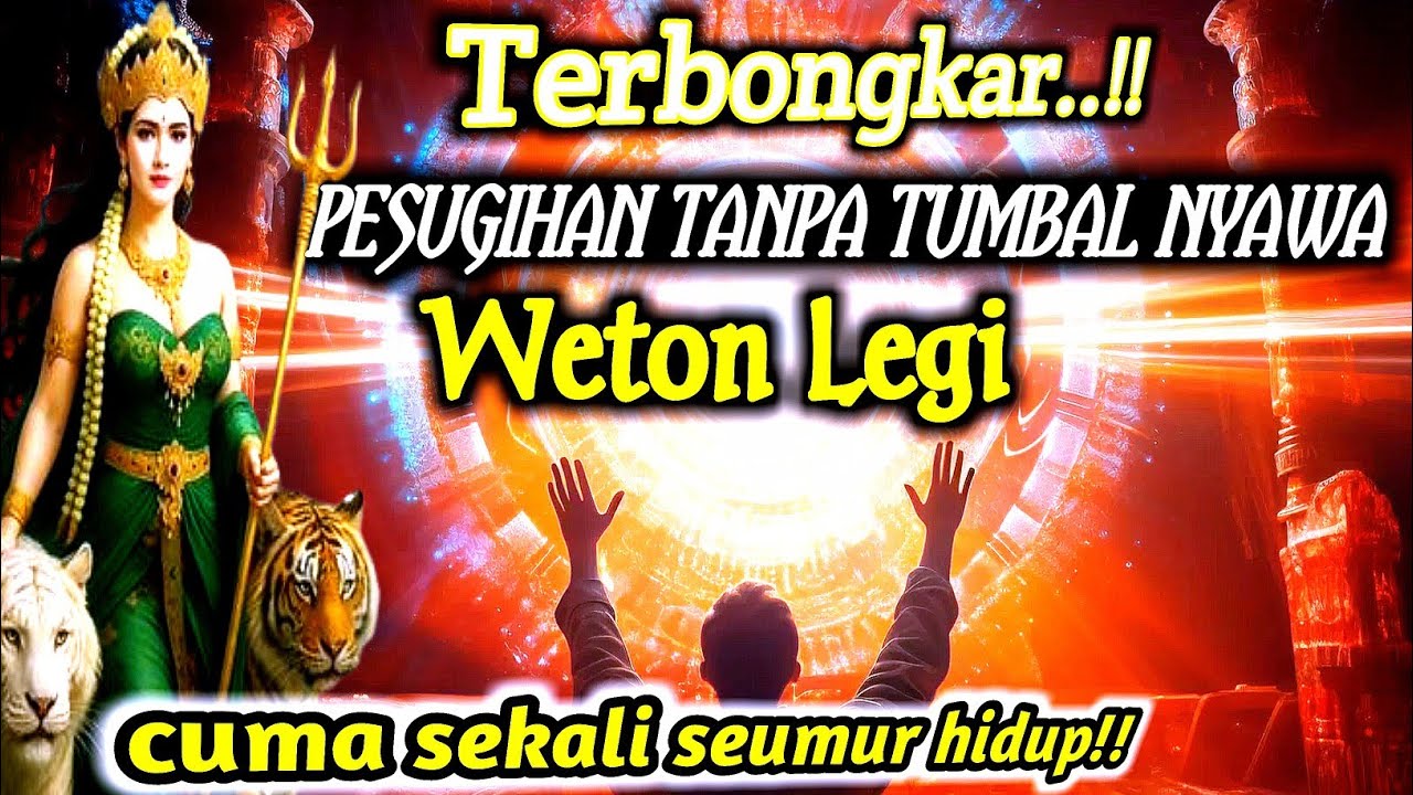 1X RITUAL PESUGIHAN WETON LEGI,JANGAN COBA-COBA KALAU BELUM SIAP KAYA