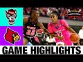 #3 NC State vs #15 Louisville Highlights | NCAA Women