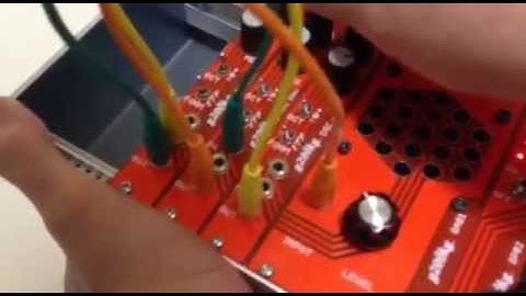 Battery powered Eurorack Modular Synth with speaker