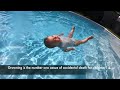7 month old learns to rollback and float to self rescue with ISR