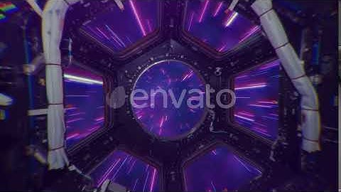 Abstract Retro Hyper Jump in Outer Space on a Spaceship | Motion Graphics - Envato elements