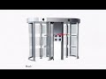Face Recognition Full High Turnstile Security Pedestrian Revolving Gate Outdoor