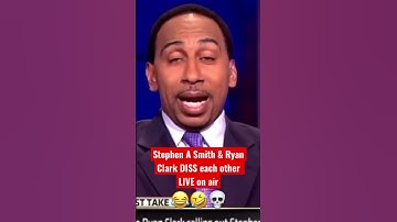 Thumbnail of Stephan A Smith & Ryan Clark DISS each other LIVE on ESPN