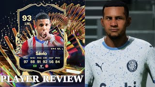 INSANE QUICK STEP!🏃🏻‍♂️ Savio 93 TOTS Savio Player review - EA FC 24