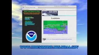 NOAA TIDES Website