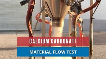 Calcium Carbonate | AirSweep System Bin Activator | Material Flow Test