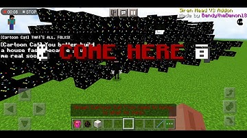 Cartoon Cat Get Pibby Glitch Corrupted In Minecraft PE