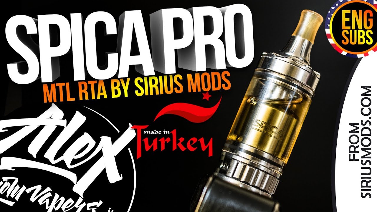 Spica Pro MTL RTA by Sirius Mods - Vaporiz