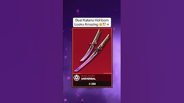 Katana Heirloom Releasing In Season 27!