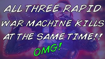 How to get all war machine rapid kills! Black Ops 3