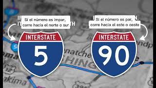 Que significan los numeros de autopistas en los Estados Unidos