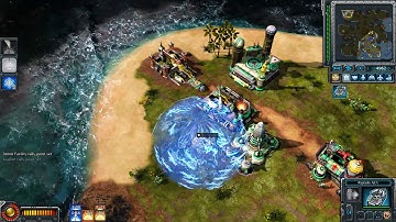 Red Alert 3 - 1 Allied VS 5 Brutal Soviets in one team - 40k starting credit - Streamed - 1440p