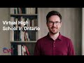 Virtual High School in Ontario: Flexible Online Learning for OSSD Credits