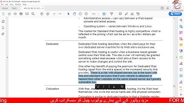 Types of Web hosting lecture 4 topic 1.4 chapter 9 Electronic communication