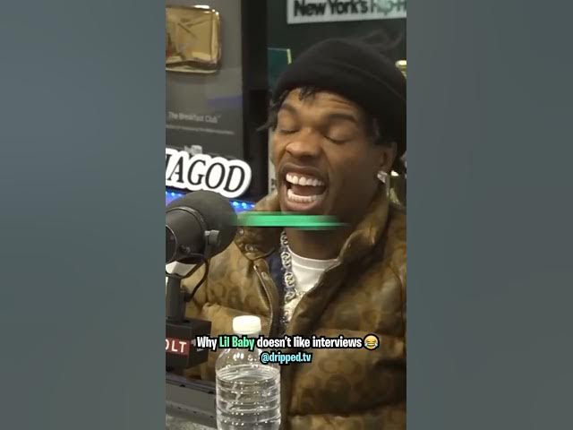 Why Lil Baby Doesn't Like Interviews 😂