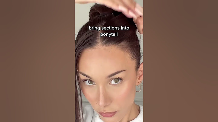 kendall jenner's  Sleek Bun Tutorial #howto #hairstyle #sleekbun #tutorial #tiktok #fyp