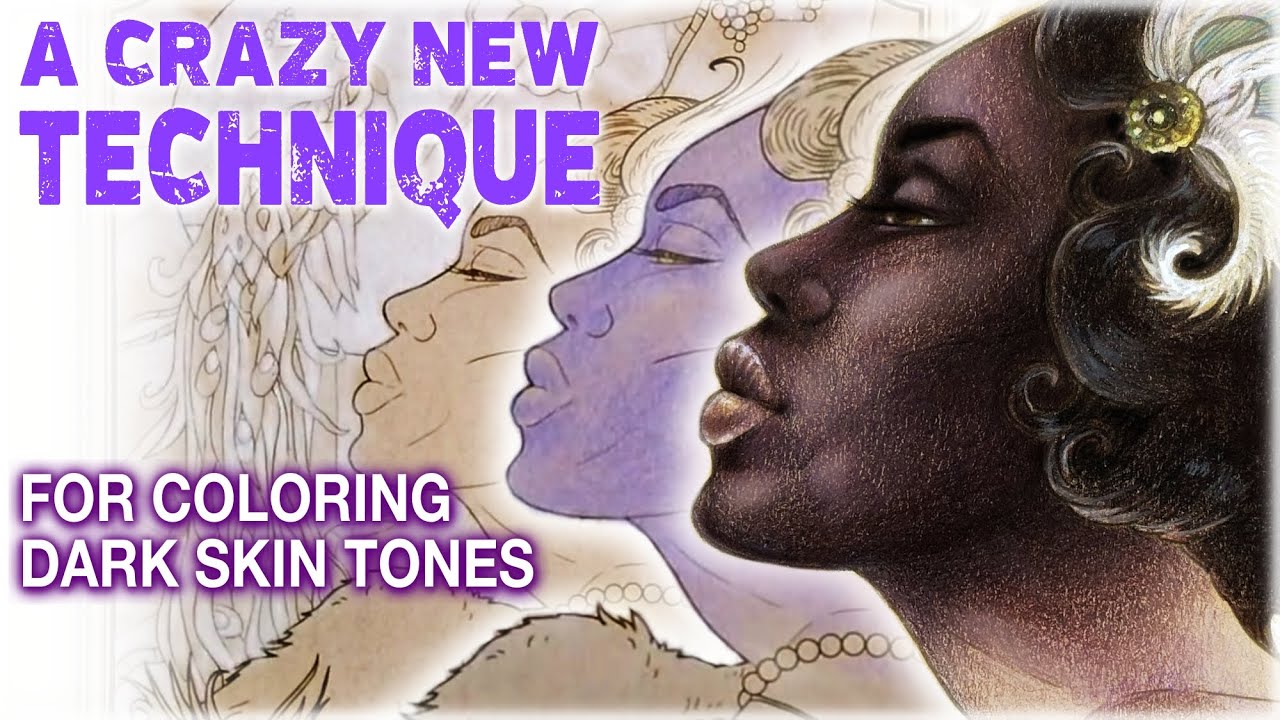 A Fun New Way to Color Dark Skin