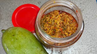 Aam Ka Achar | Roasted Mango Pickle | How To Make Instant Mango Pickle | Aam Ka Kucha Achar |