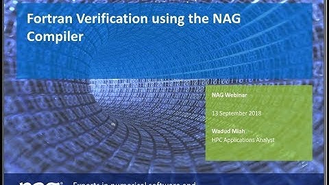 Verification and Modernisation of Fortran Codes using the NAG Fortran Compiler