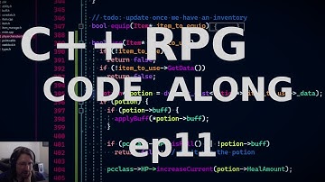 C++ Code-along Ep 11: Demo RPG Game | Consumable, Stackable Items (Potions, etc)
